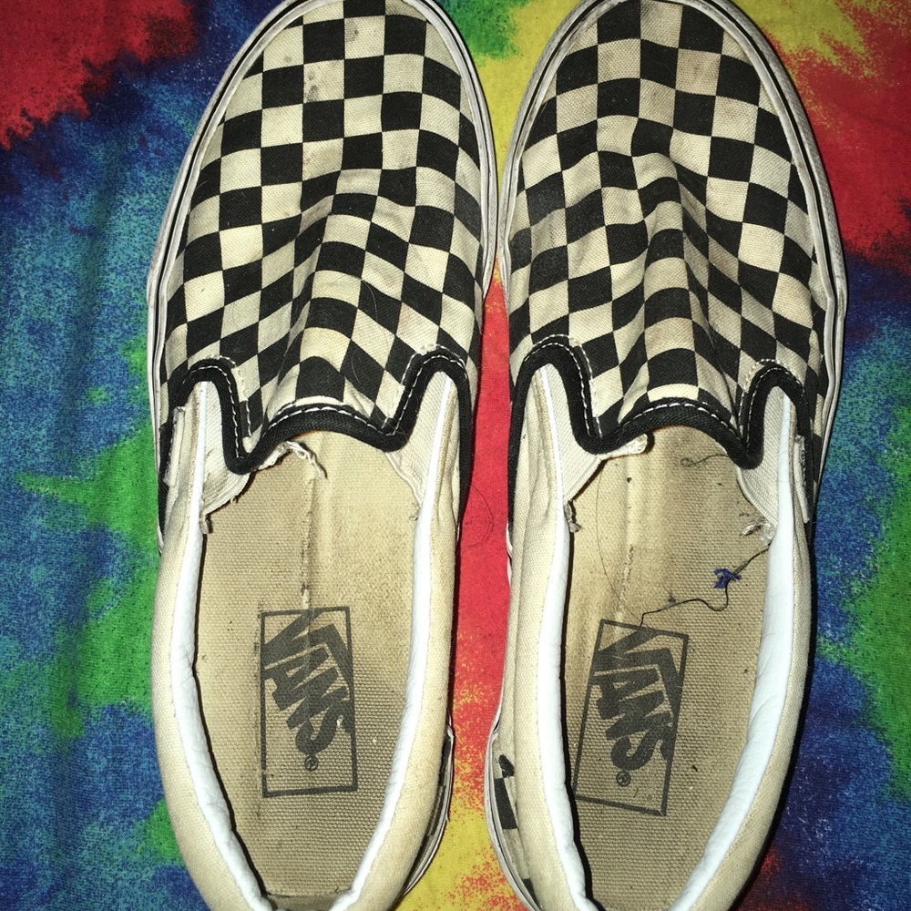 Classic Checker Slip on Vans
